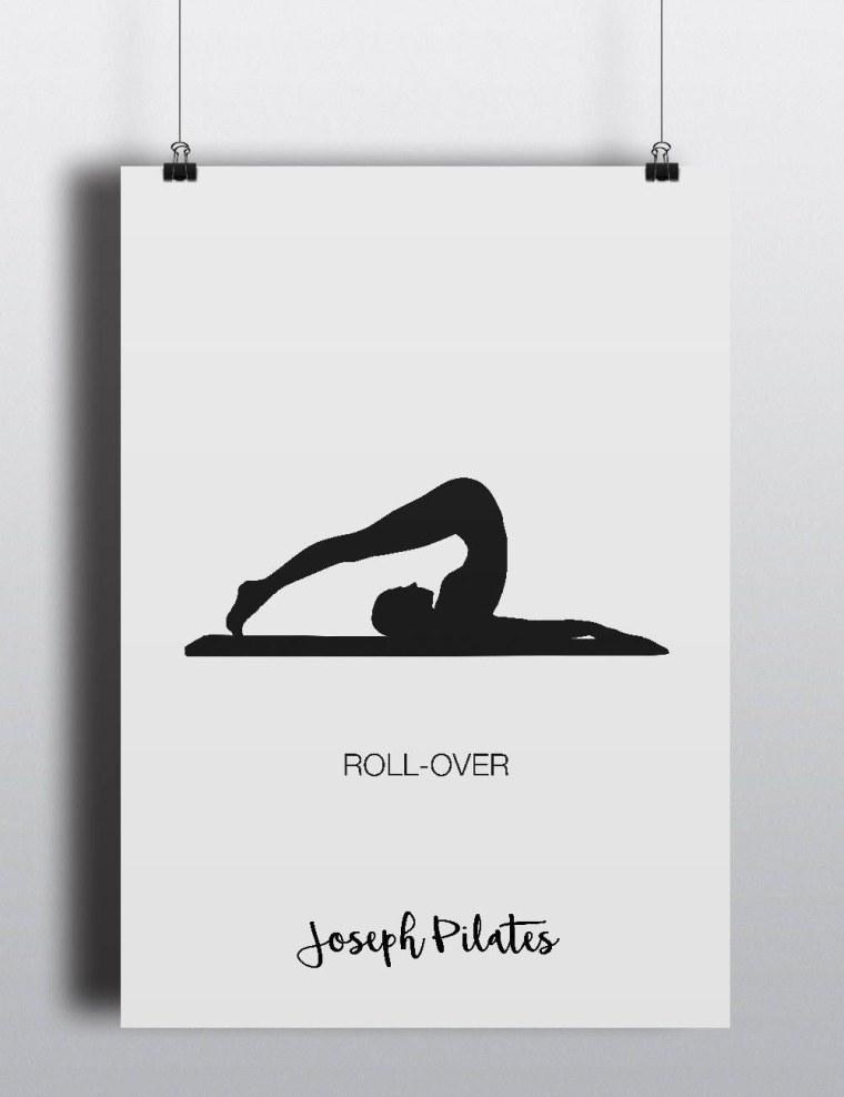 Плакат пилатес