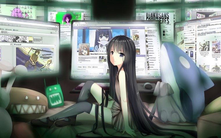 Аниме девочка хакер