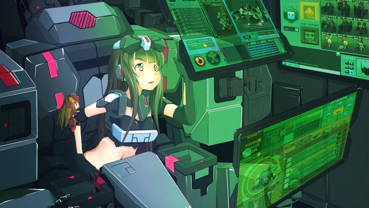 Девушка из телевизора аниме