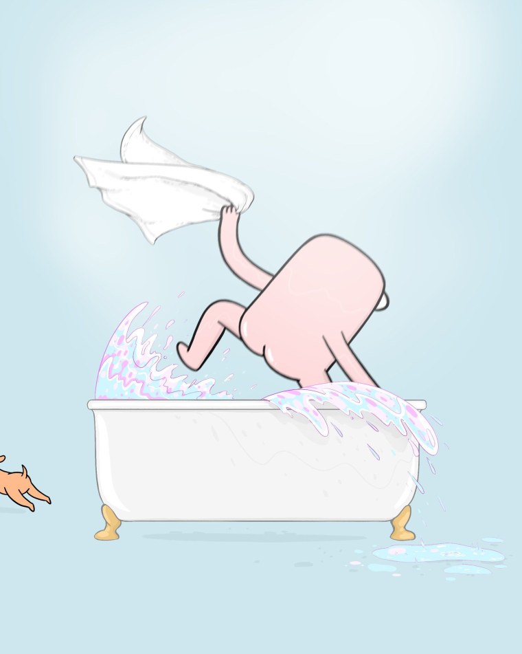 Обрыв нарисованный