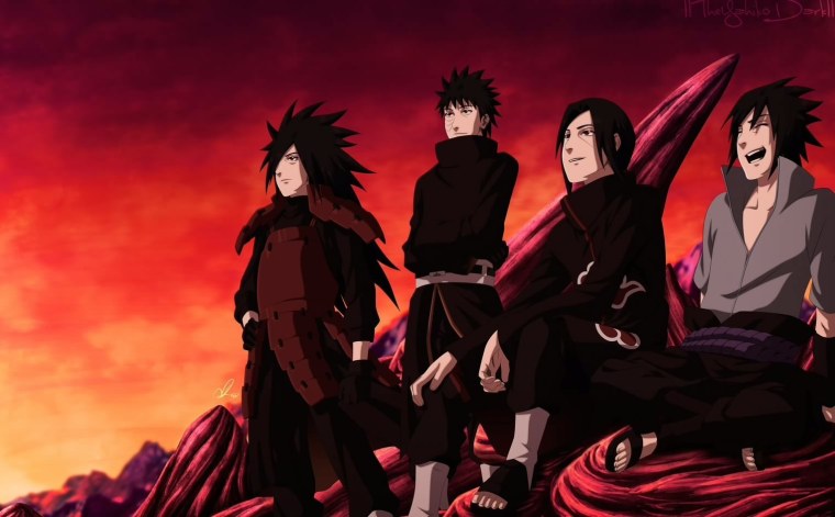 Саске Итачи Обито Мадара