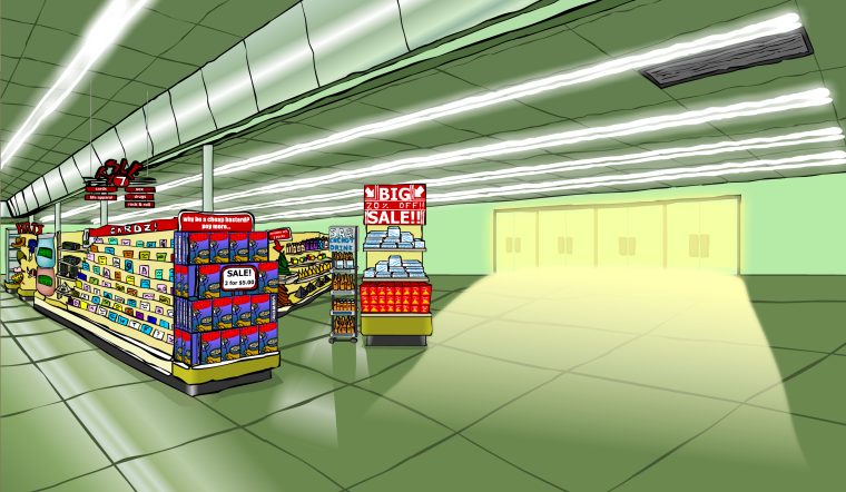 Магазин фон