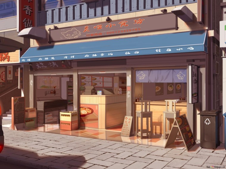 Аниме продуктовый магазин