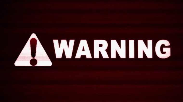 Предупреждение надпись