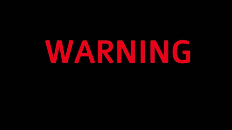 Дисклеймер на черном фоне