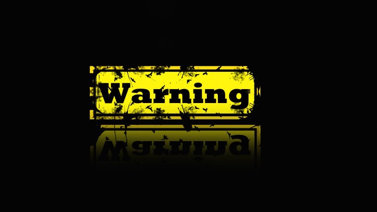 Лента Warning