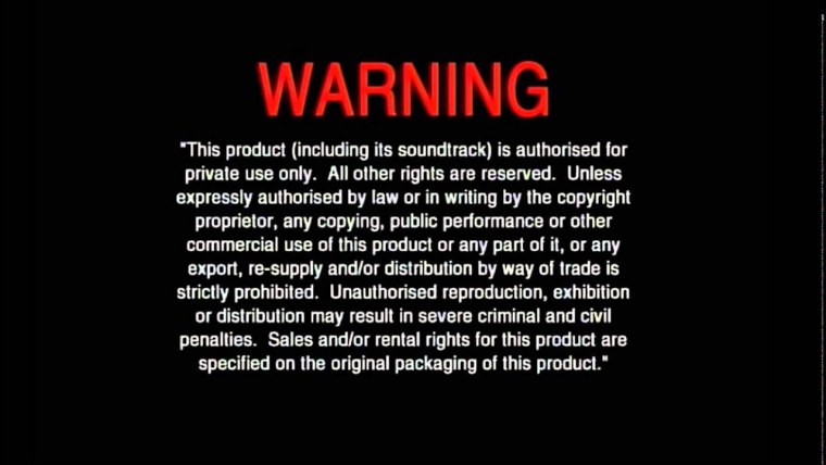 Warning заставка