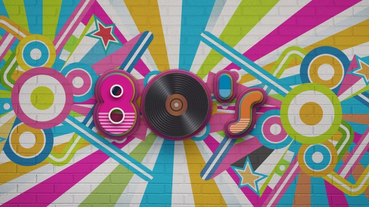 Плакат дискотека 90-х