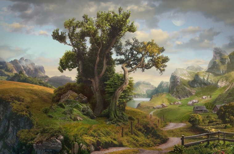 Средневековый пейзаж