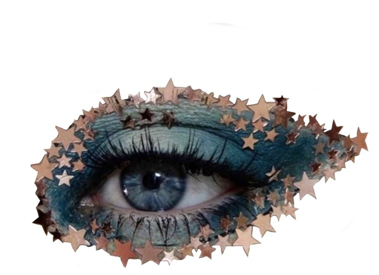 Голубые глаза коллаж