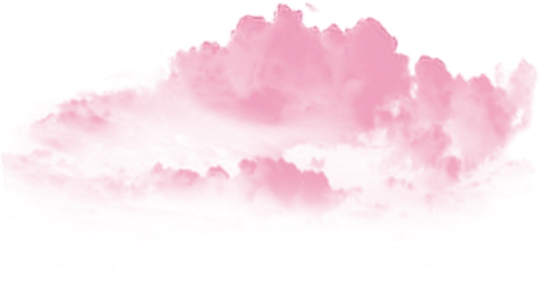 Розовые облака без фона