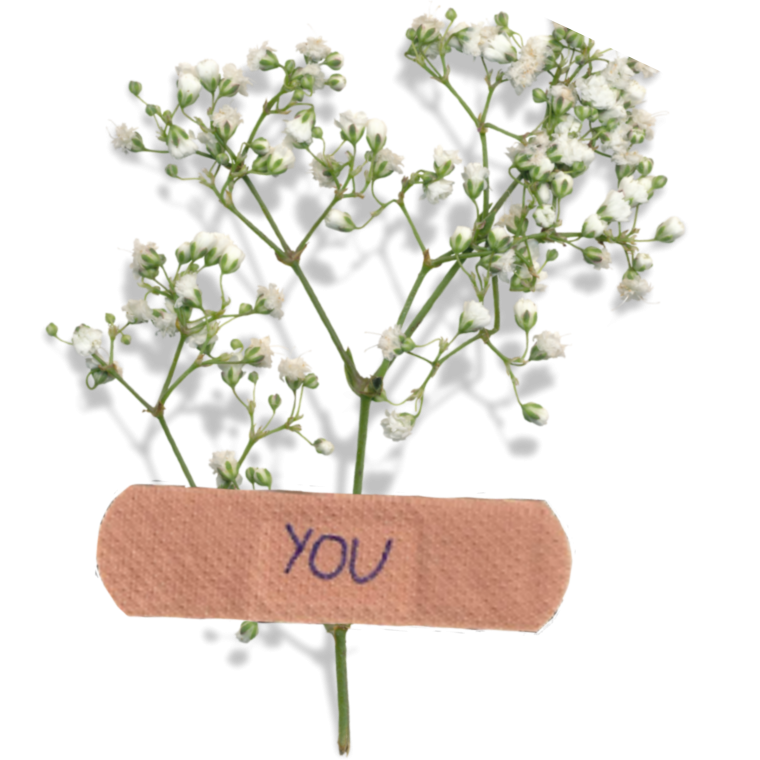 Пластырь с цветочками