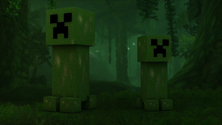 Обои в стиле майнкрафт