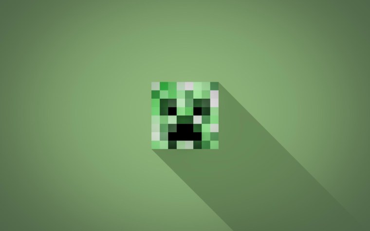 КРИПЕР на черном фоне