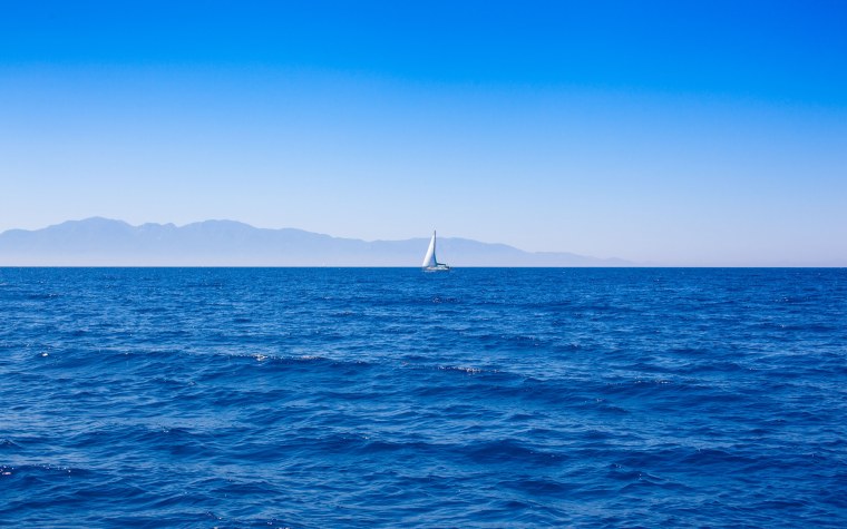 Морская гладь с катера