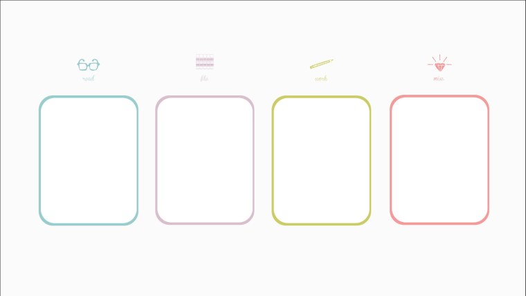 Милые минималистичные обои