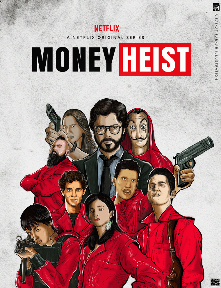 Money Heist Постер