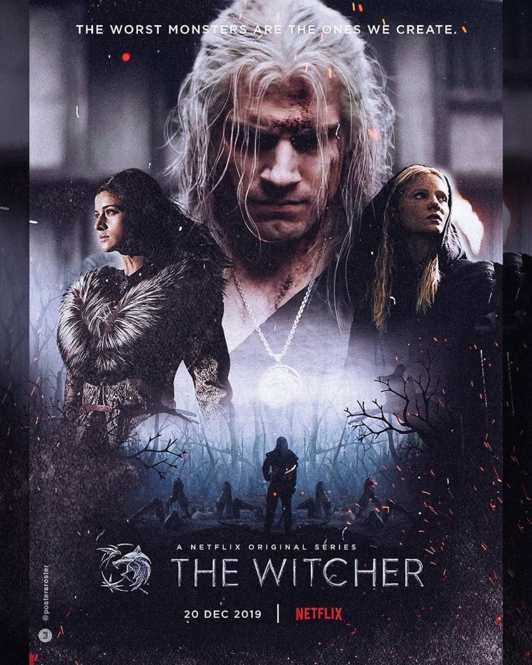 Ведьмак плакат Нетфликс