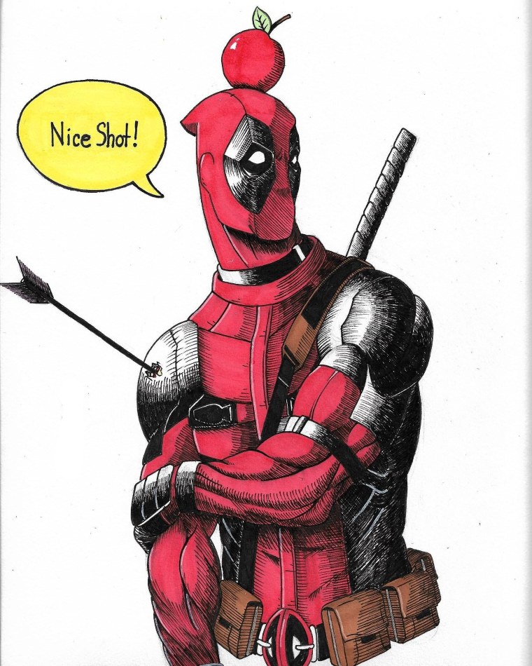 Deadpool рисунок