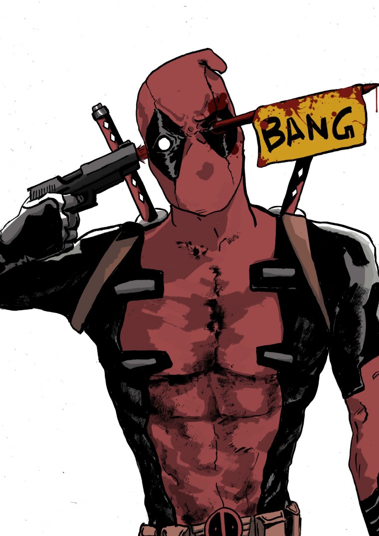 Детпул человек паук чёрная пантера