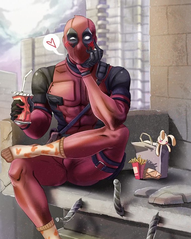 Рисунки Марвел Дэдпул
