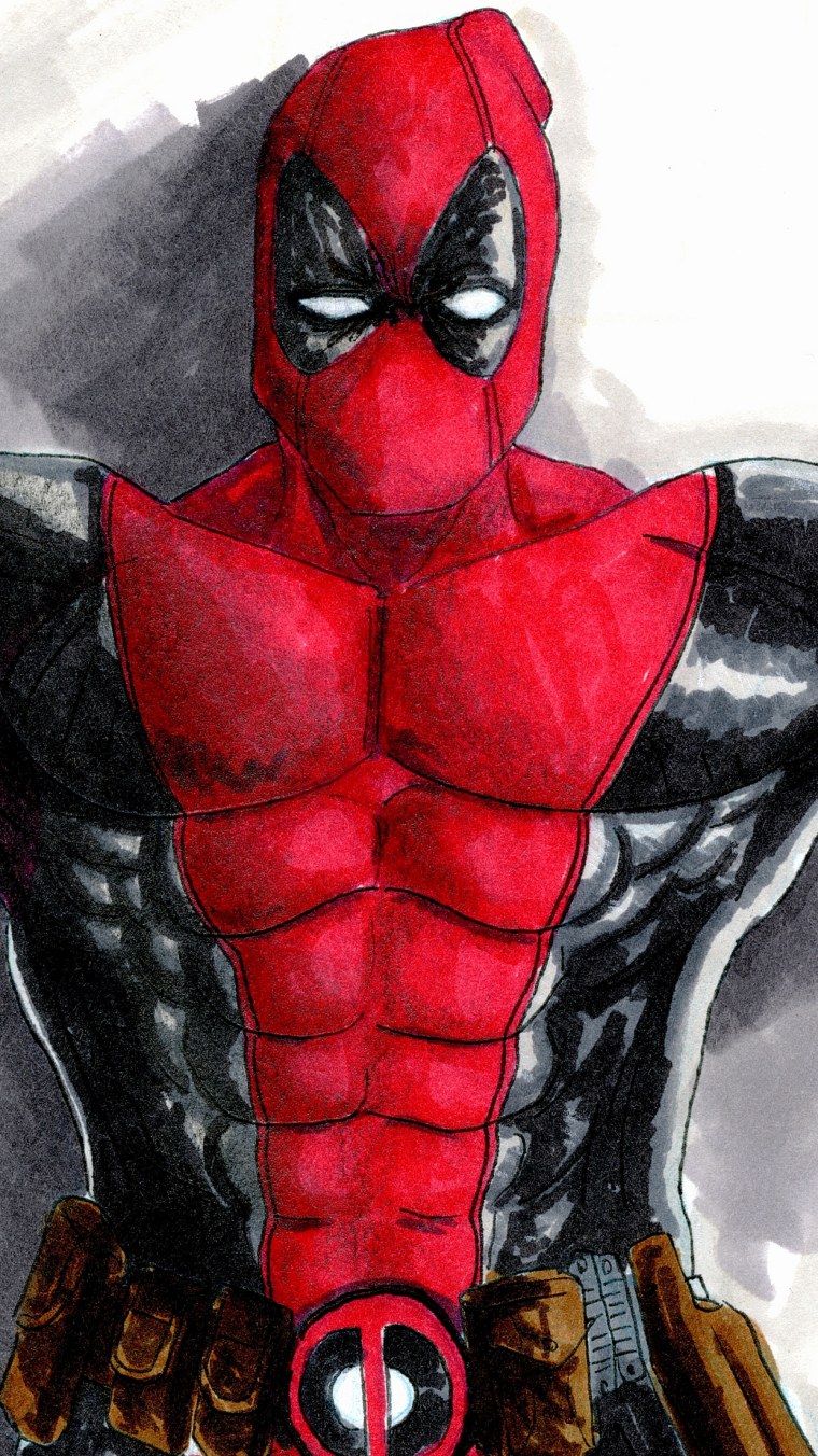 Дэдпул рисунок