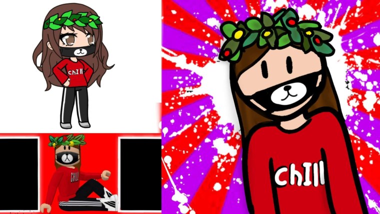 Ева и Ульяна арты Roblox