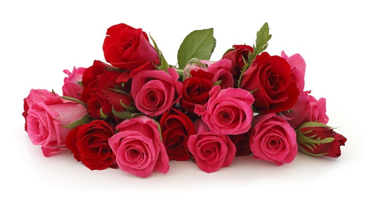 Букет цветов на прозрачном фоне