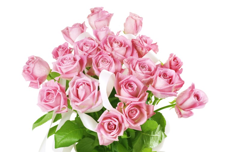 Букет роз на прозрачном фоне