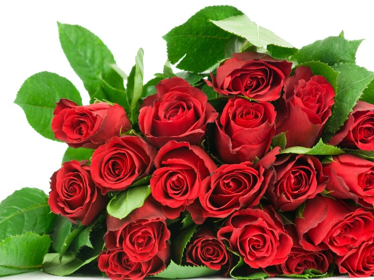 Букет роз с юбилеем