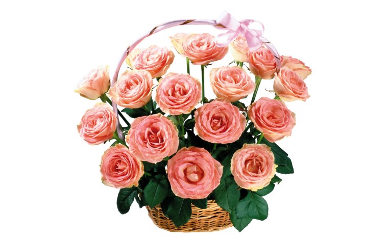 Букет роз открытка