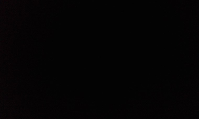 Чернота на весь экран