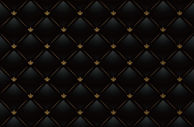 Черный с золотом