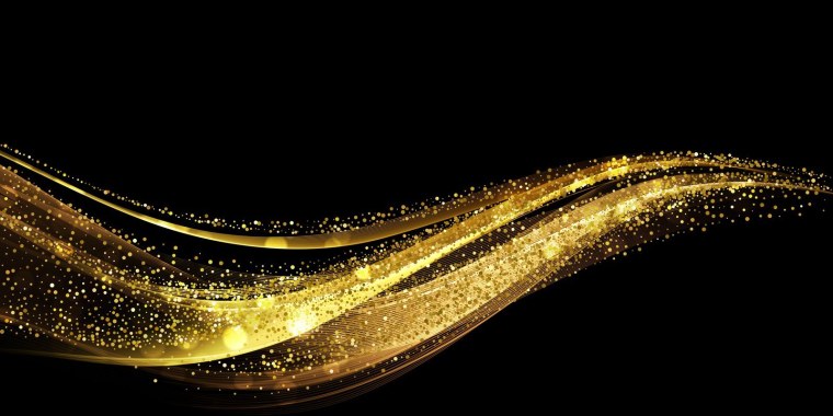 Золотой фон с блестками