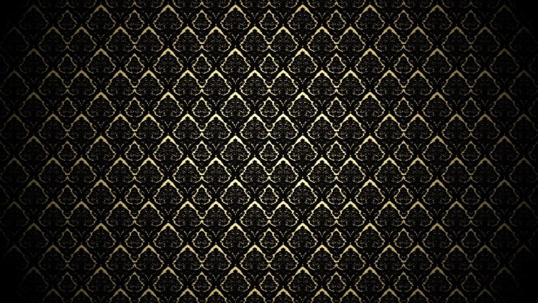 Черный бархат с золотом