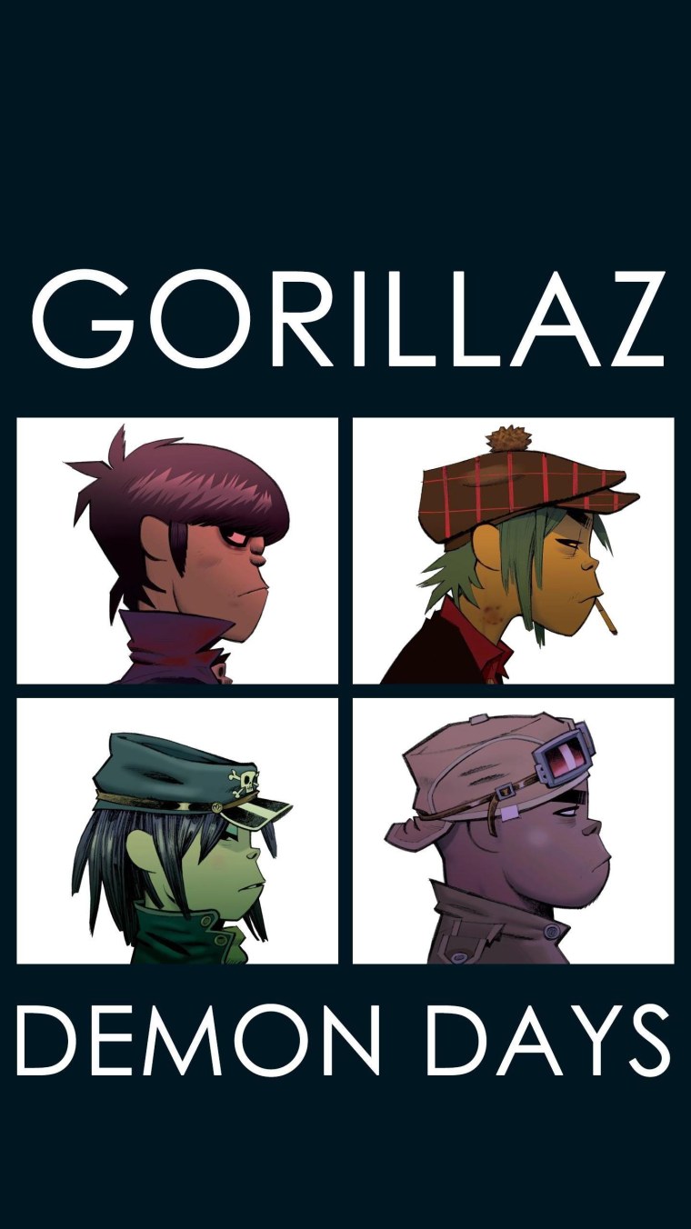 Gorillaz Demon Days Постер