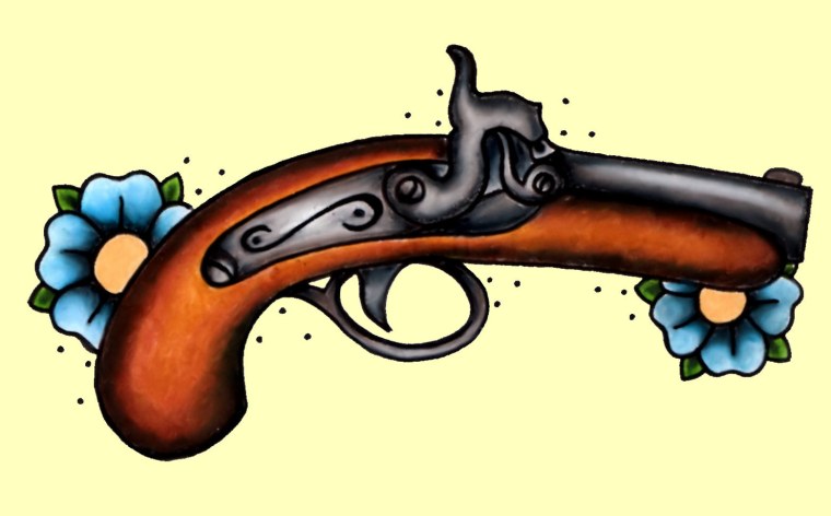 Эскизы тату оружие