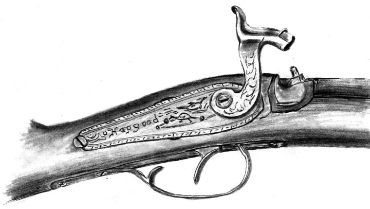 Ружье рисунок