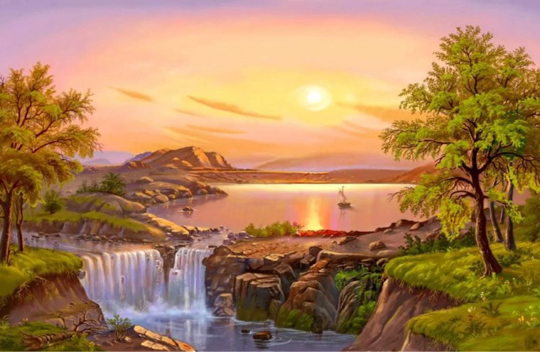 Картины пейзажи Цыганов Виктор