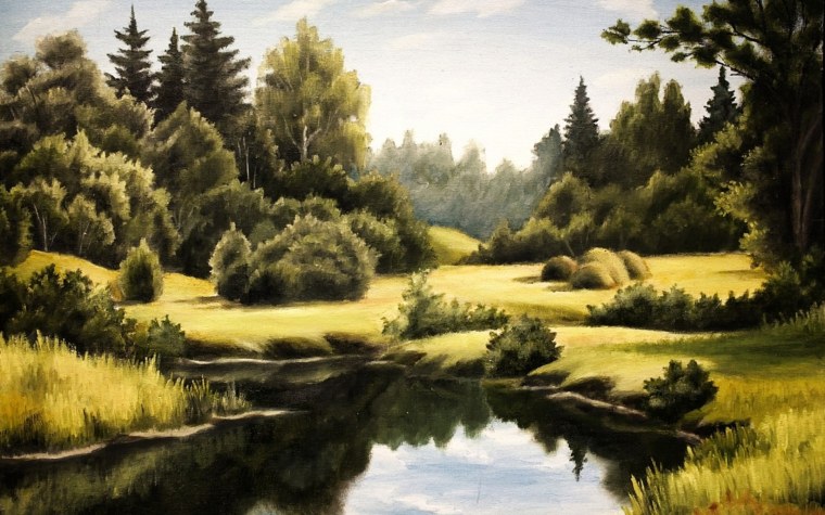 Живописный пейзаж