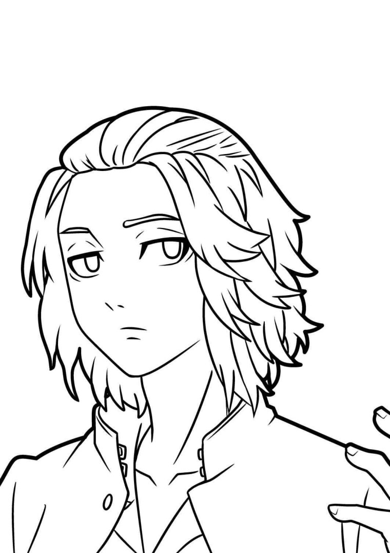 Раскраска аниме Токийские Мстители