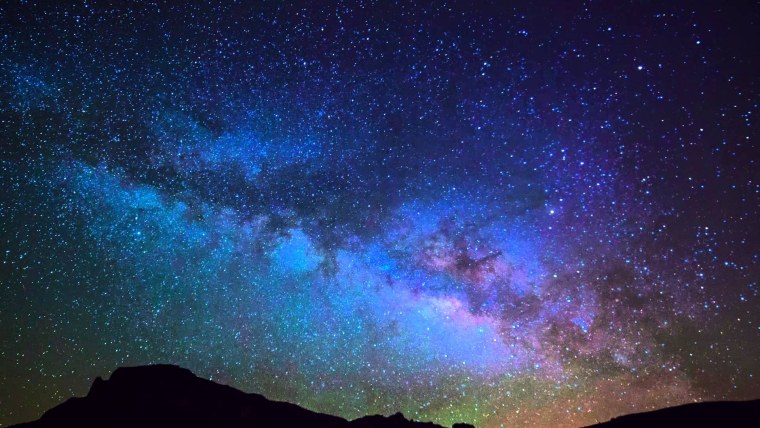 Млечный путь и Северное сияние