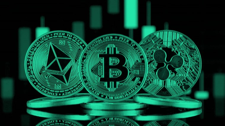 Биткойн, эфириум, Ripple