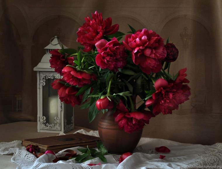 Стильный букет в интерьере