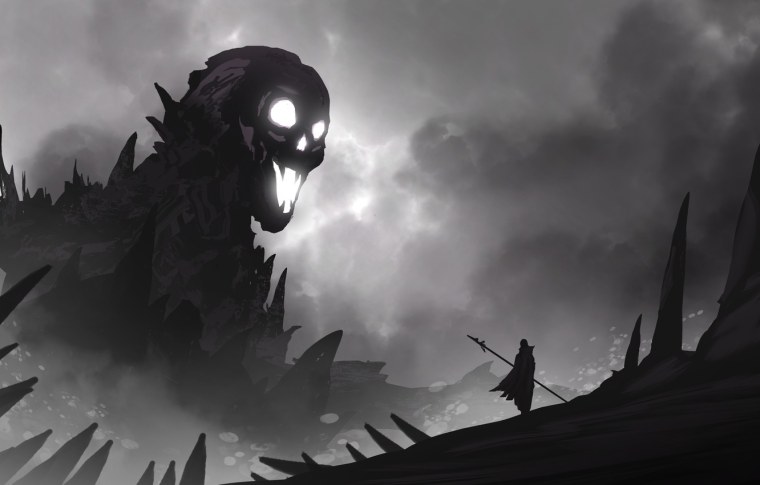 Аниме тень демона