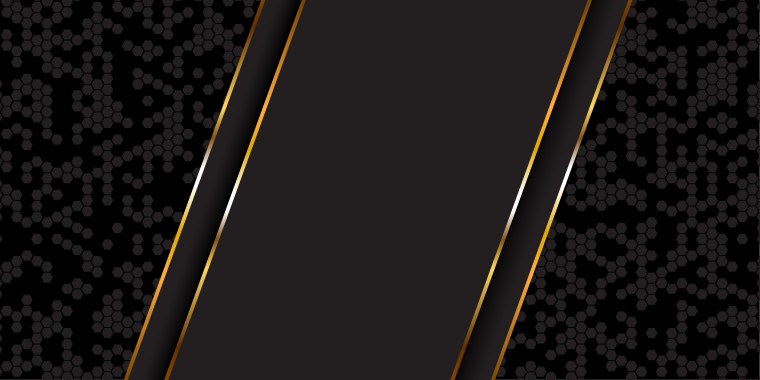 Черно золотой карбон