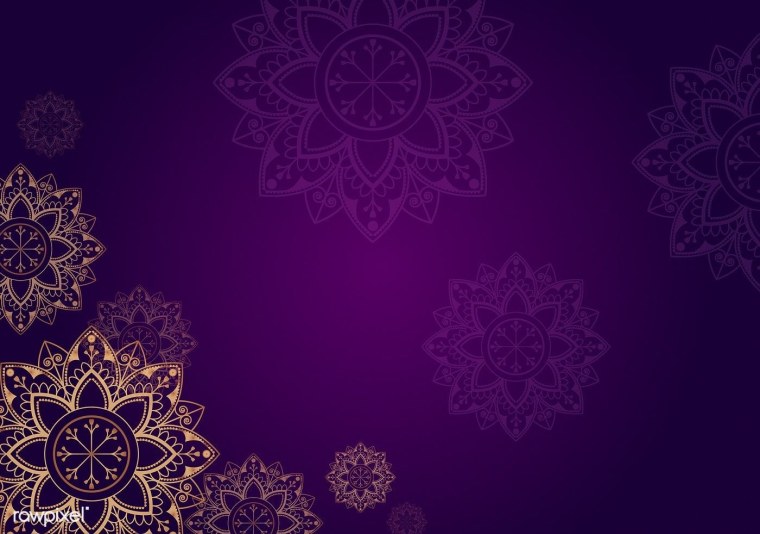 Фиолетовый фон с орнаментом