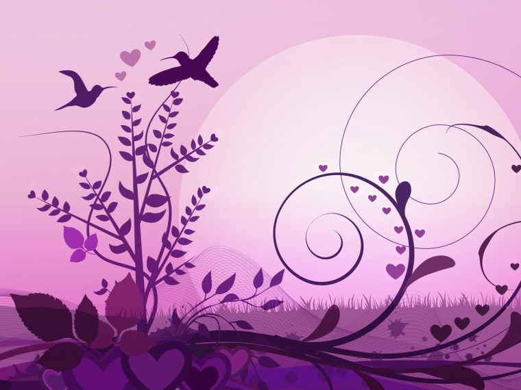 Фиолетовый фон с узорами