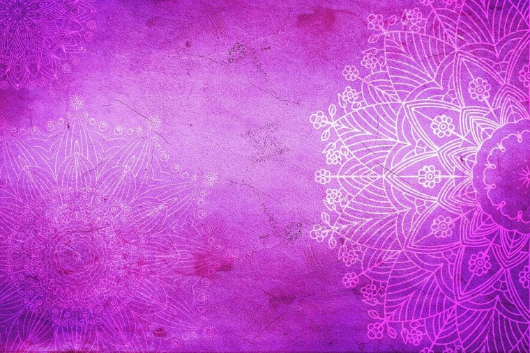 Сиреневый фон мандалы