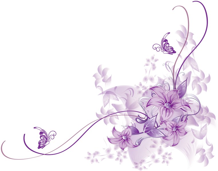 Сиреневые узоры